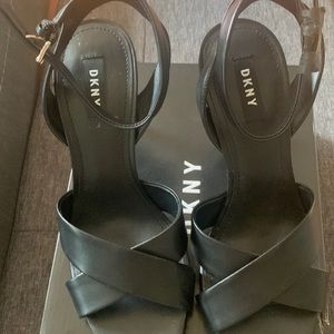 DKNY ankle strap sandals